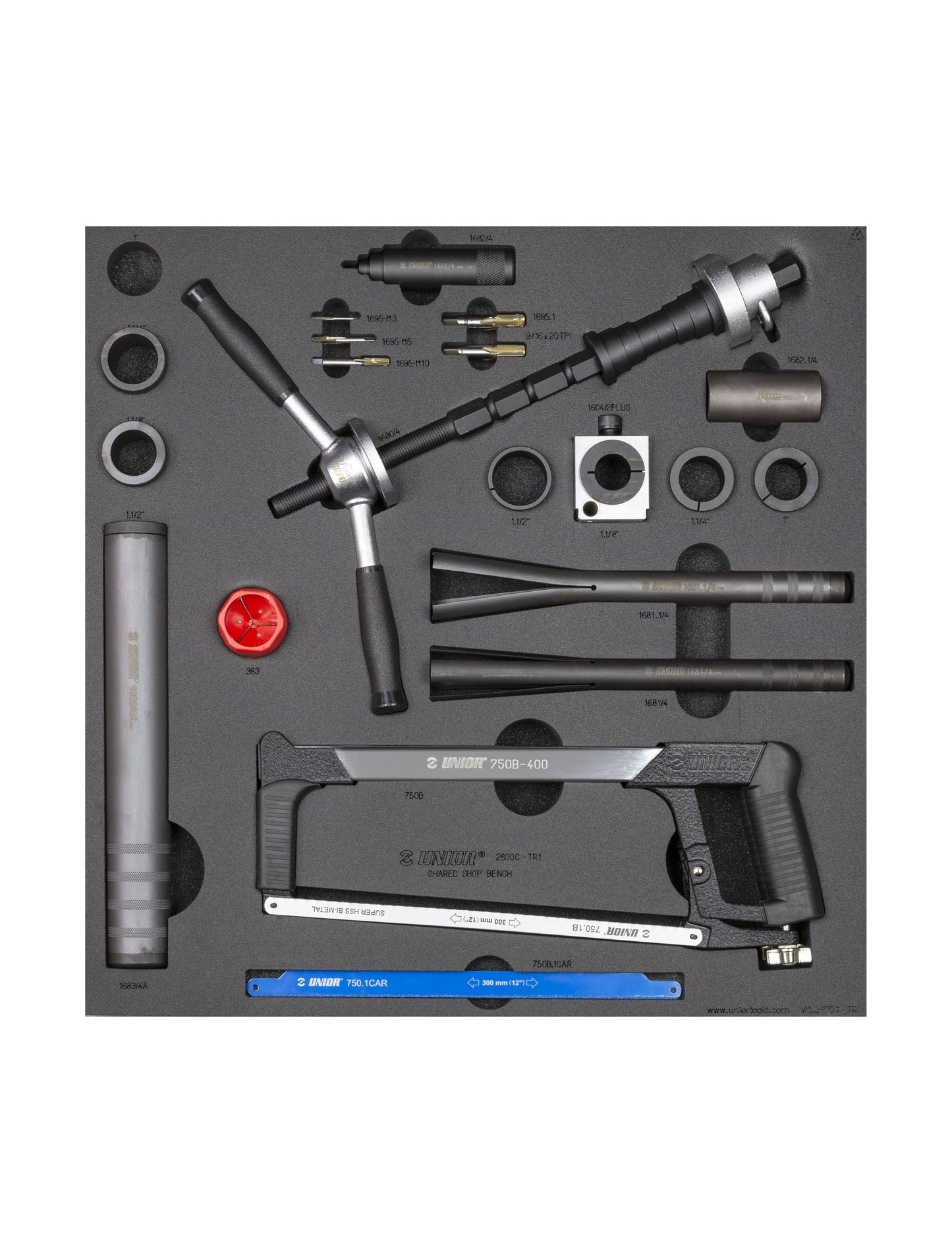Unior Shared Bench Drawer 1 Tool Tray Set