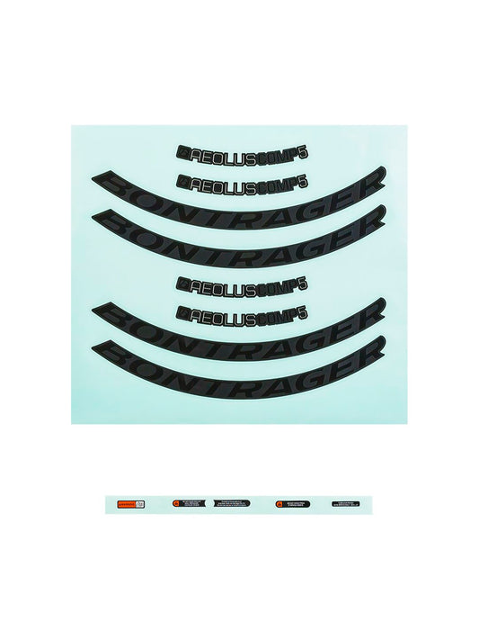 Set di decalcomanie per cerchi Bontrager Aeolus Comp Disc