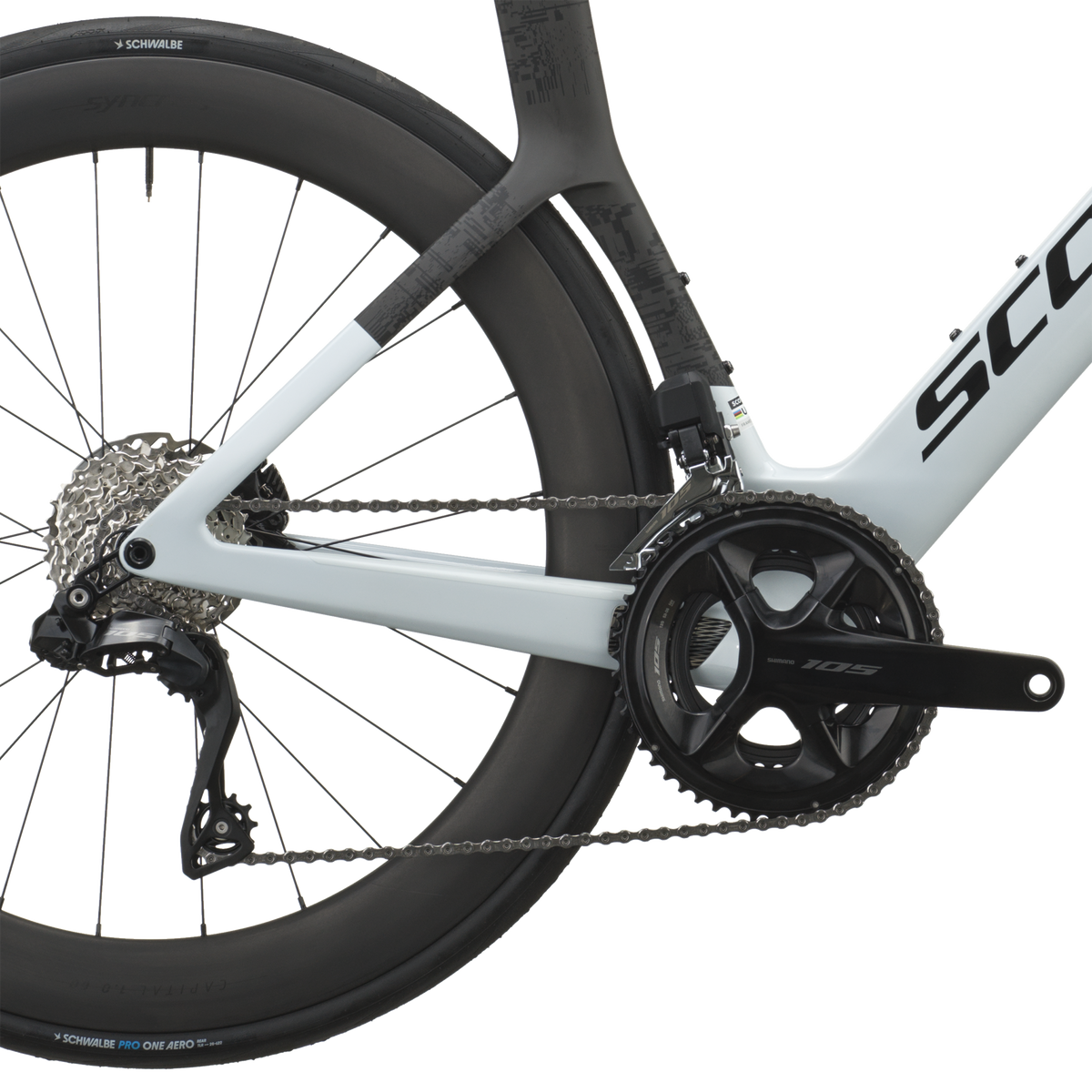 Scott Foil RC 20 cumulus white dettaglio