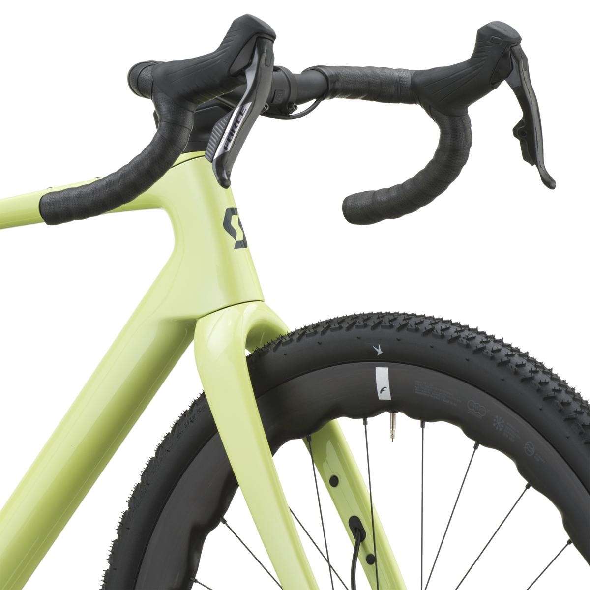 Scott Addict Gravel 20 mojito green dettaglio