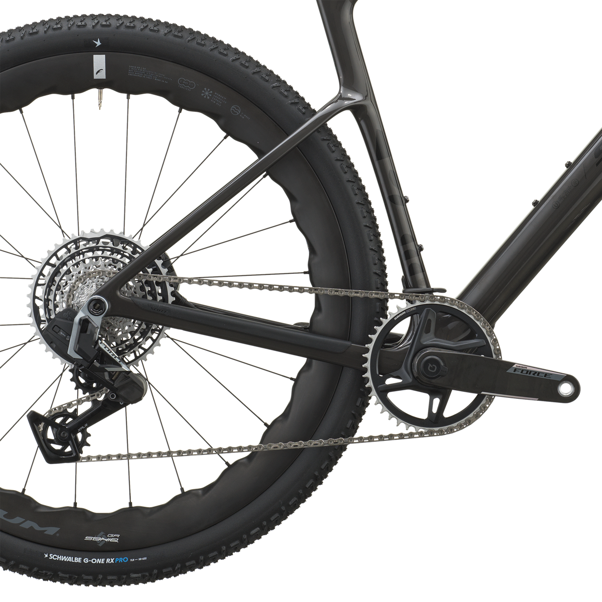 Scott Addict Gravel 20 watery black dettaglio