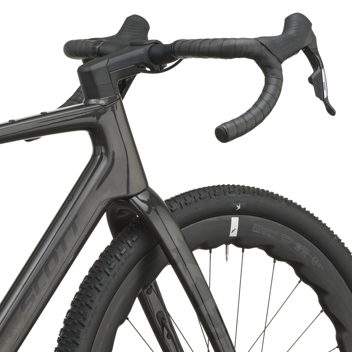 Scott Addict Gravel 20 watery black dettaglio