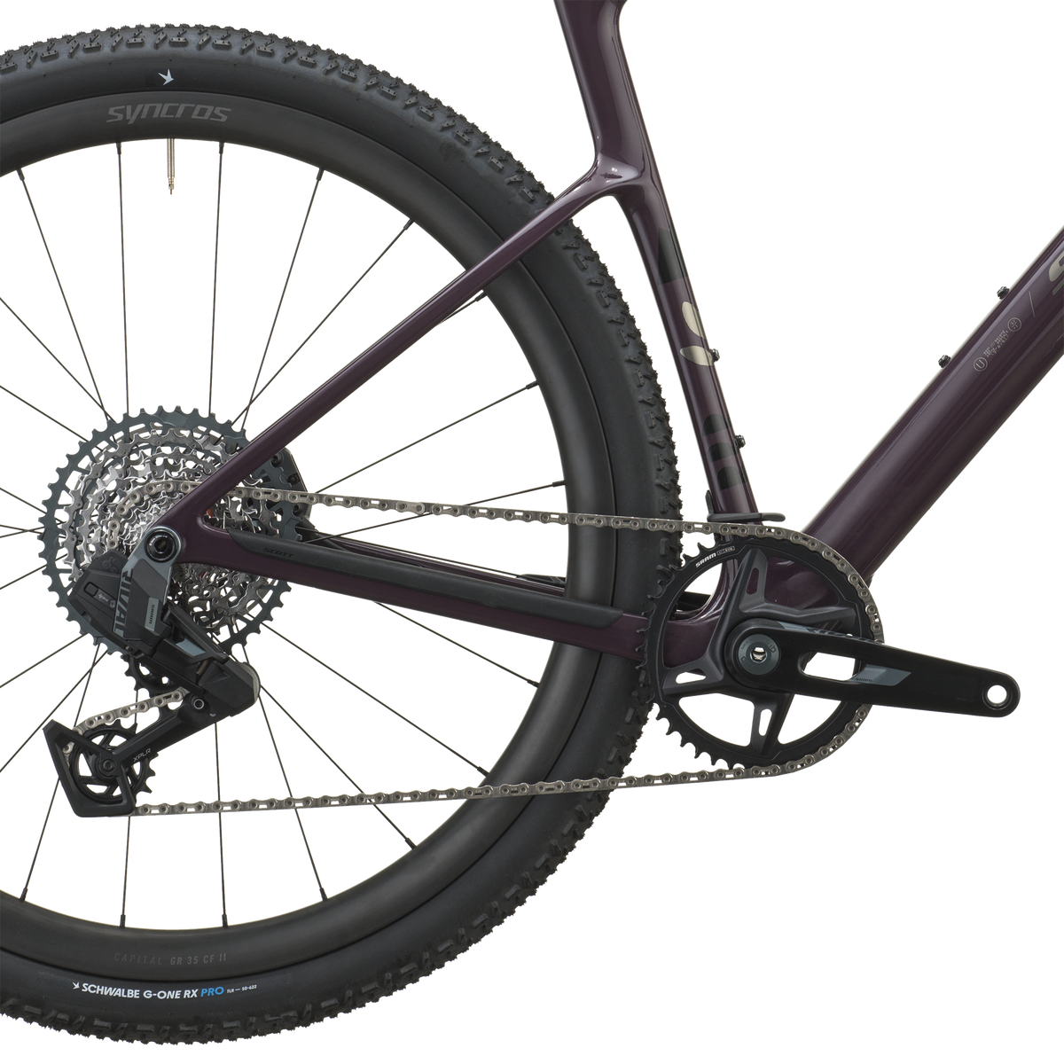 Scott Addict Gravel 30 mulberry purple dettaglio
