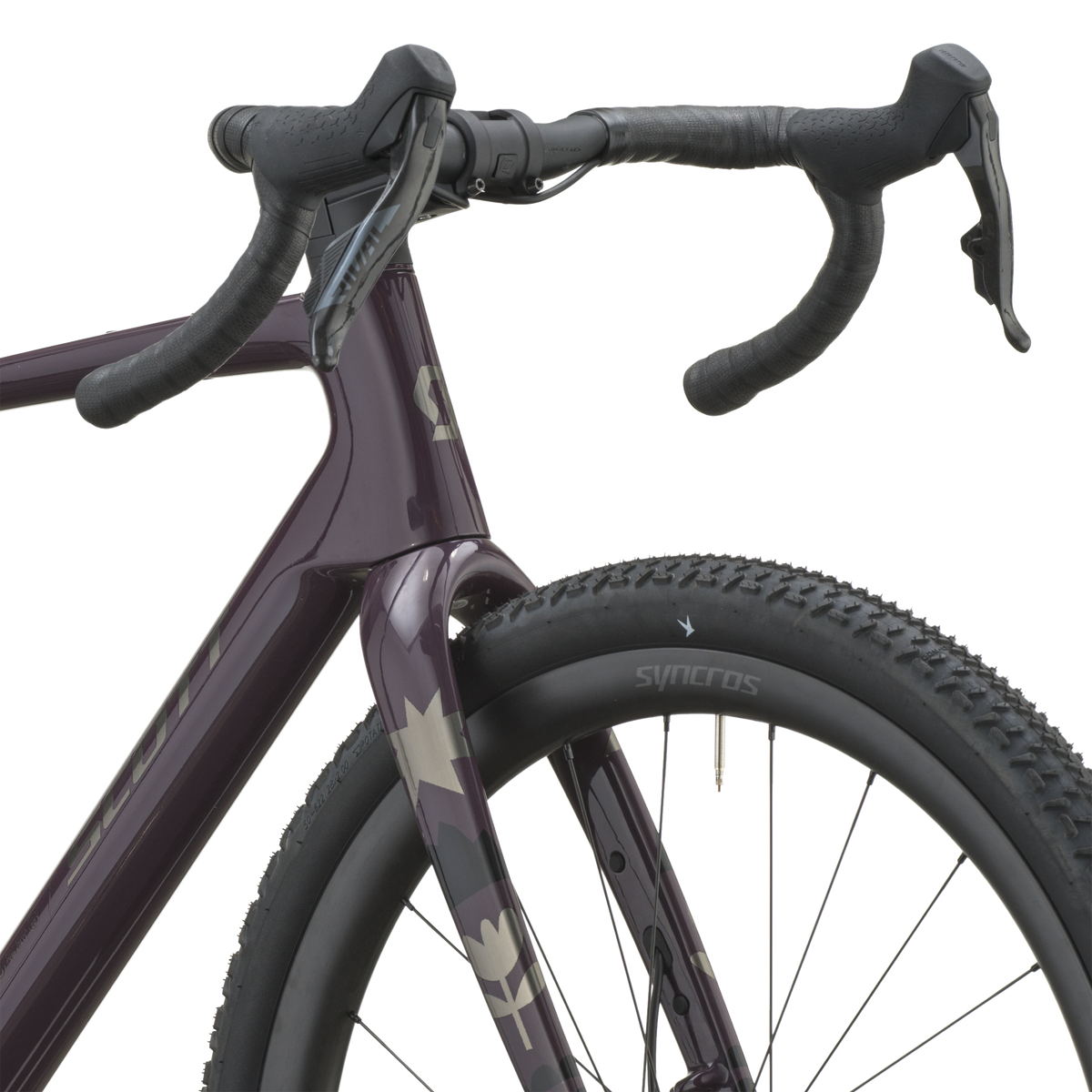 Scott Addict Gravel 30 mulberry purple dettaglio