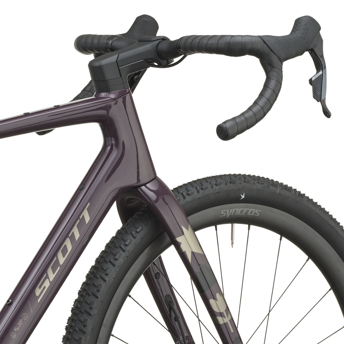 Scott Addict Gravel 30 mulberry purple dettaglio