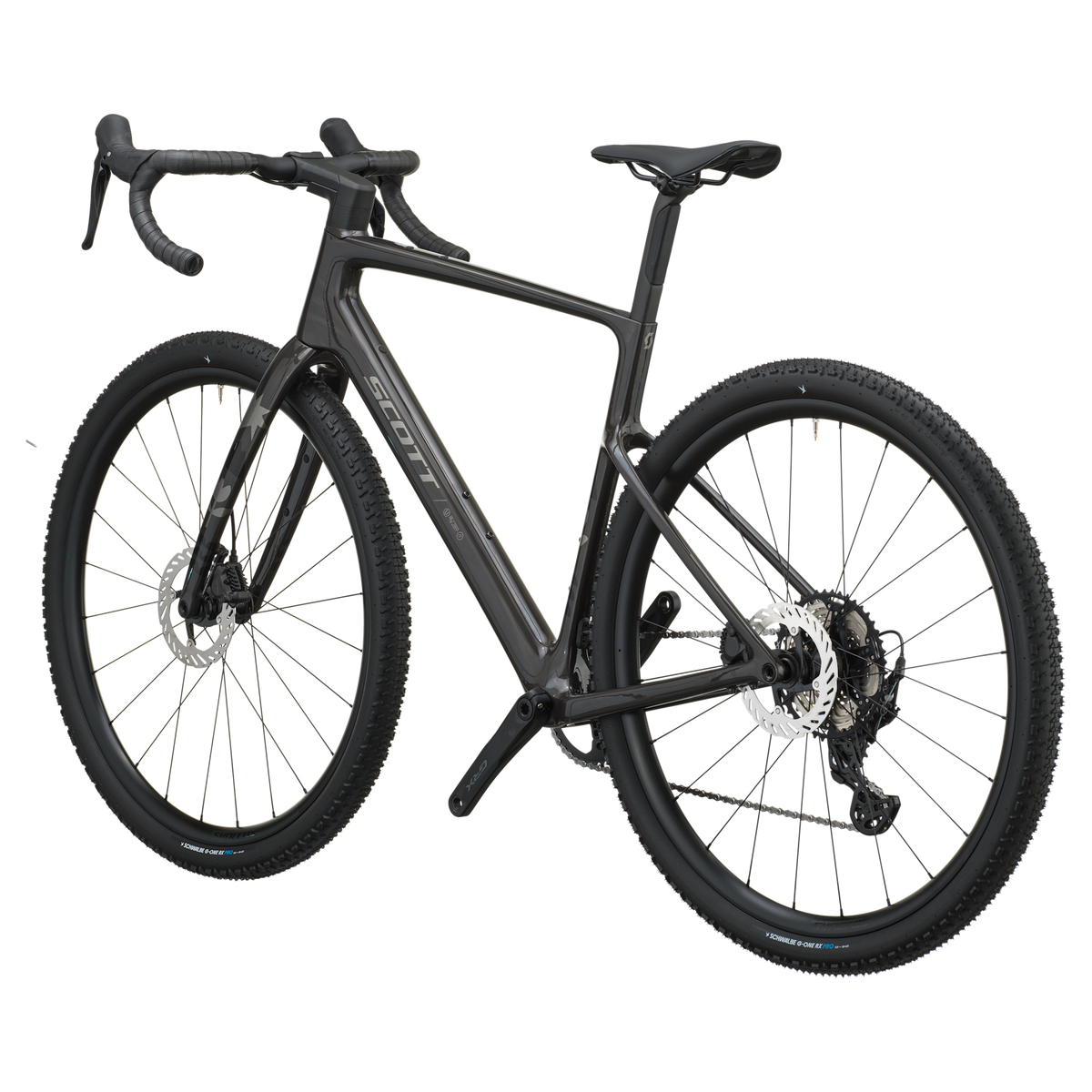 Scott Addict Gravel 40 carbon black dettaglio