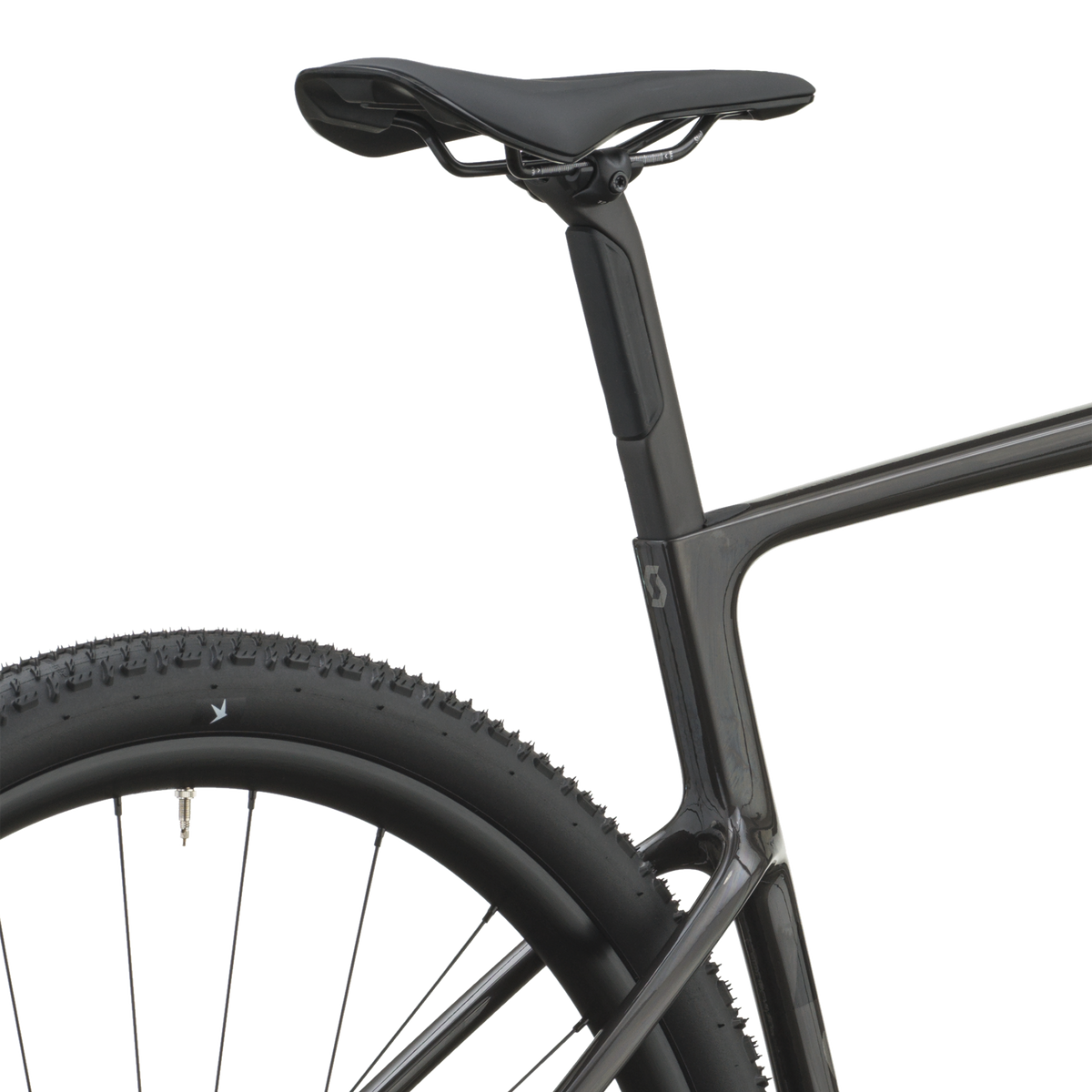 Scott Addict Gravel 40 carbon black dettaglio