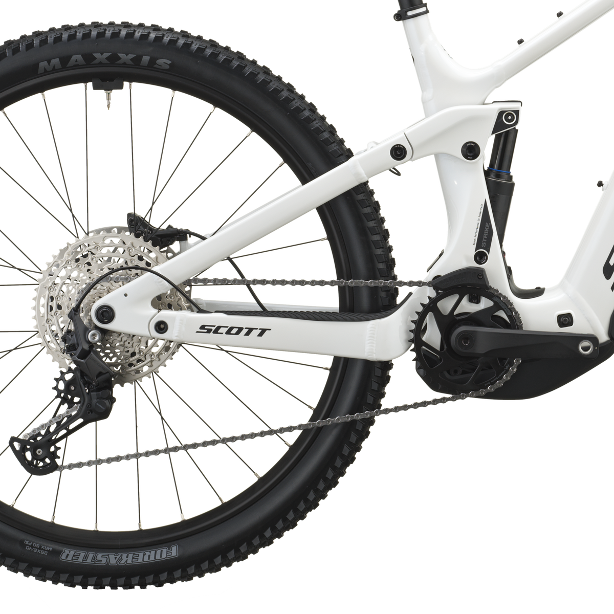 Scott Strike 40 pearl white dettaglio