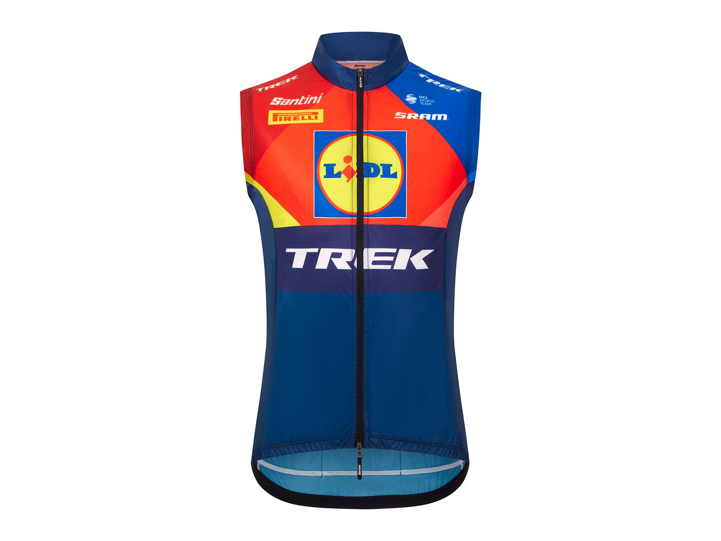 Gilet antivento Santini Lidl-Trek Replica Race