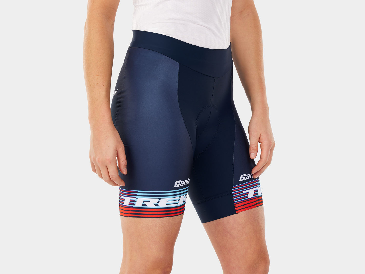 Pantaloncini Santini Trek Factory Racing Team Replica da donna
