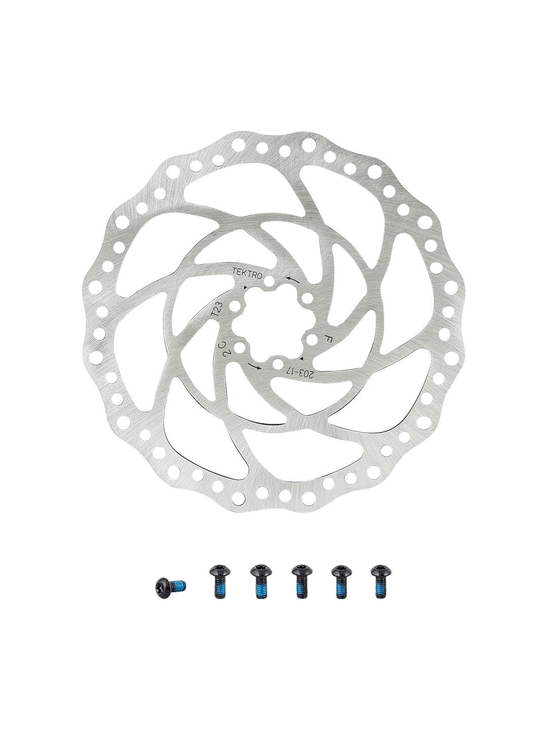 Tektro TR-17 2.3mm 6-Bolt Disc Brake Rotor