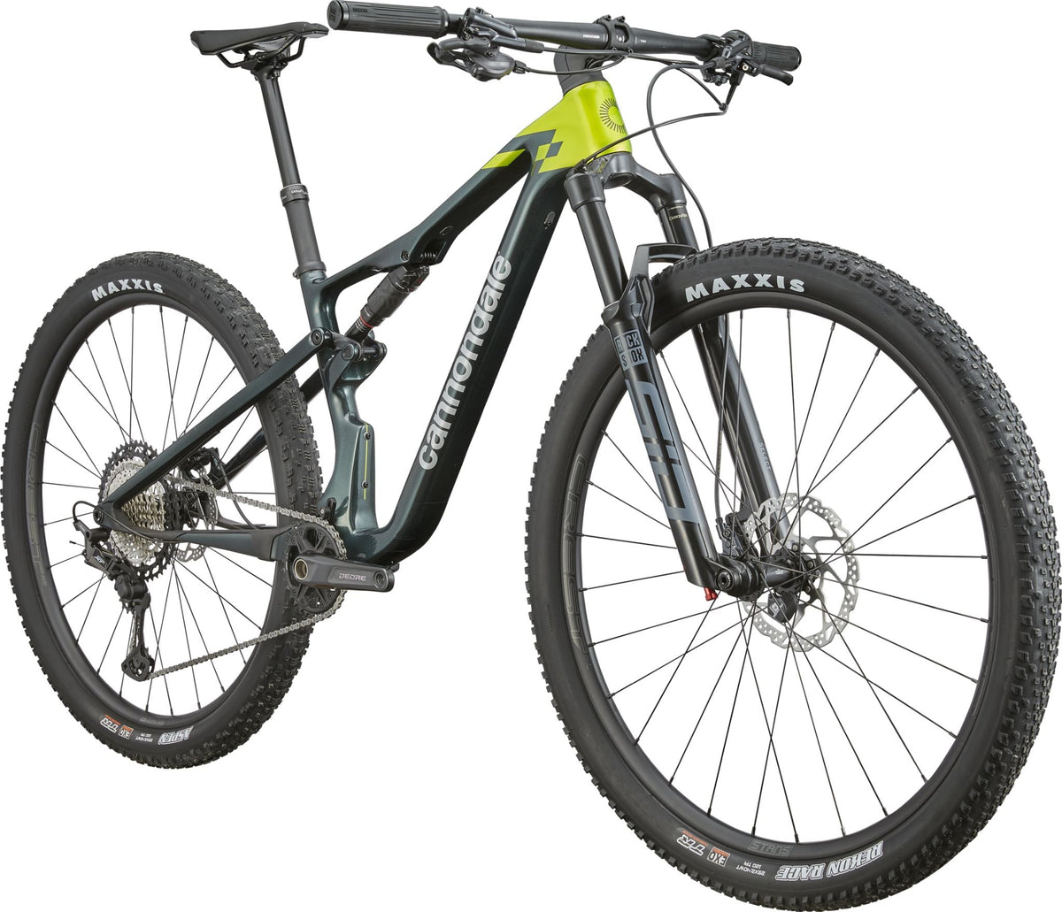 Cannondale Scalpel 3 Nero Verde - vista 3/4