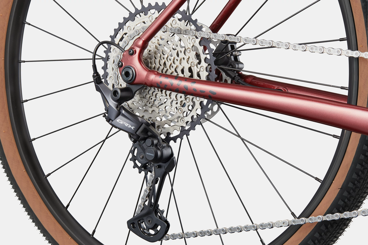 Cannondale Topstone CAAD 1 GRX 1x — Wine Red, dettaglio 3