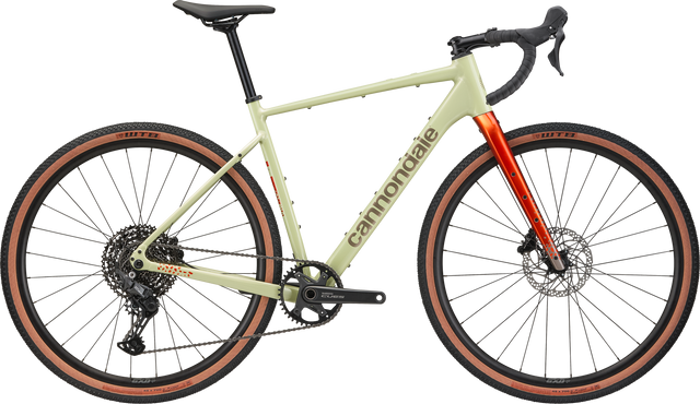 Cannondale Topstone CAAD 2 CUES 1x — Cool Matcha, vista laterale