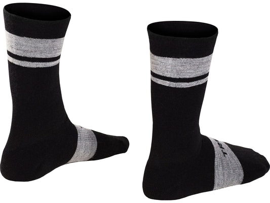 Trek Race Crew Cushioned Merino Wool Cycling Sock