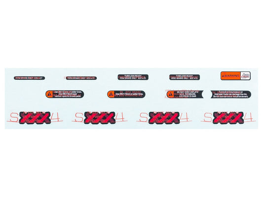 Bontrager Wheelsystem Replacement Aeolus XXX 4 Decals