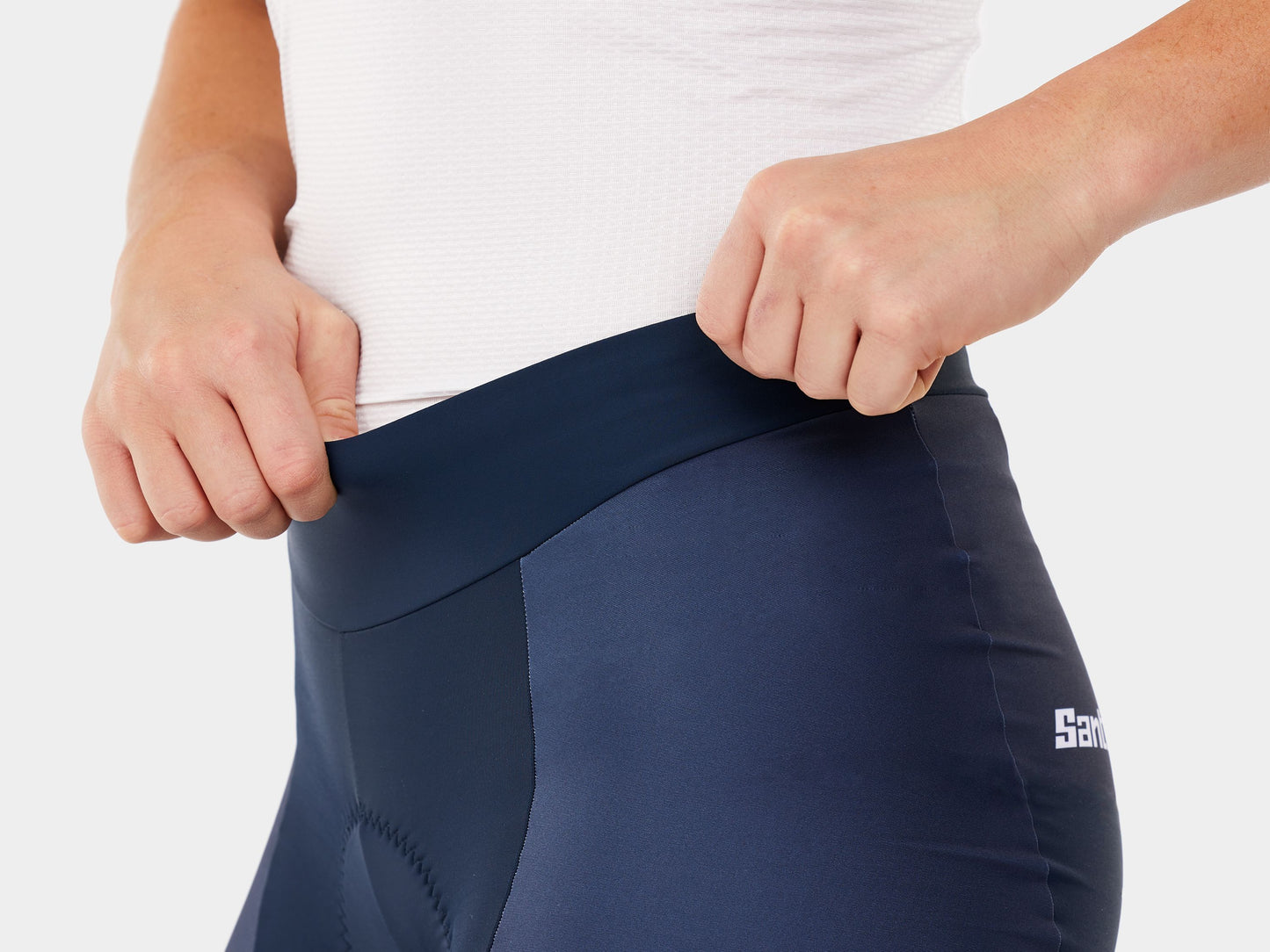 Pantaloncini Santini Trek Factory Racing Team Replica da donna