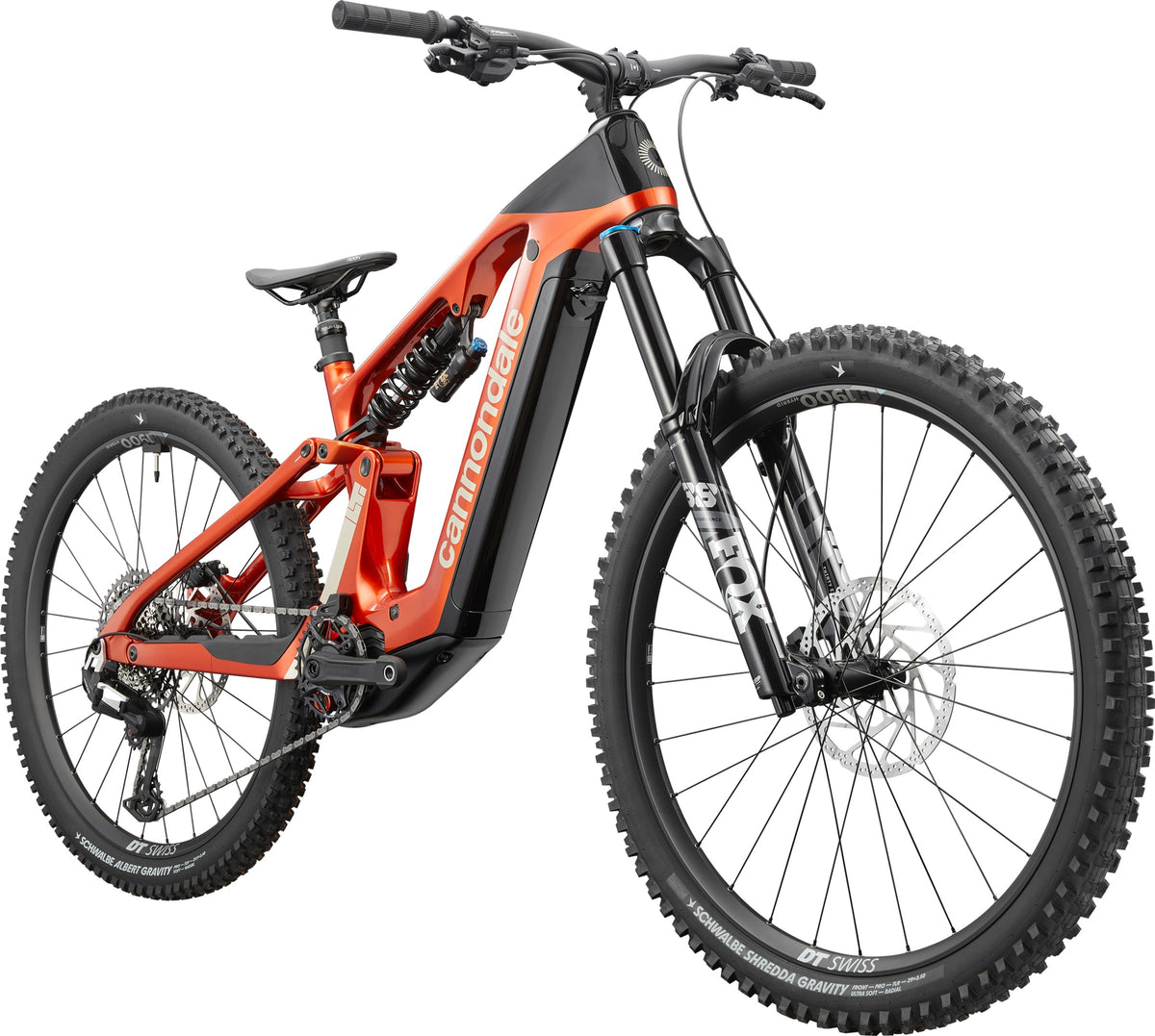 Cannondale Moterra LT 1 — Fire Orange, tre quarti