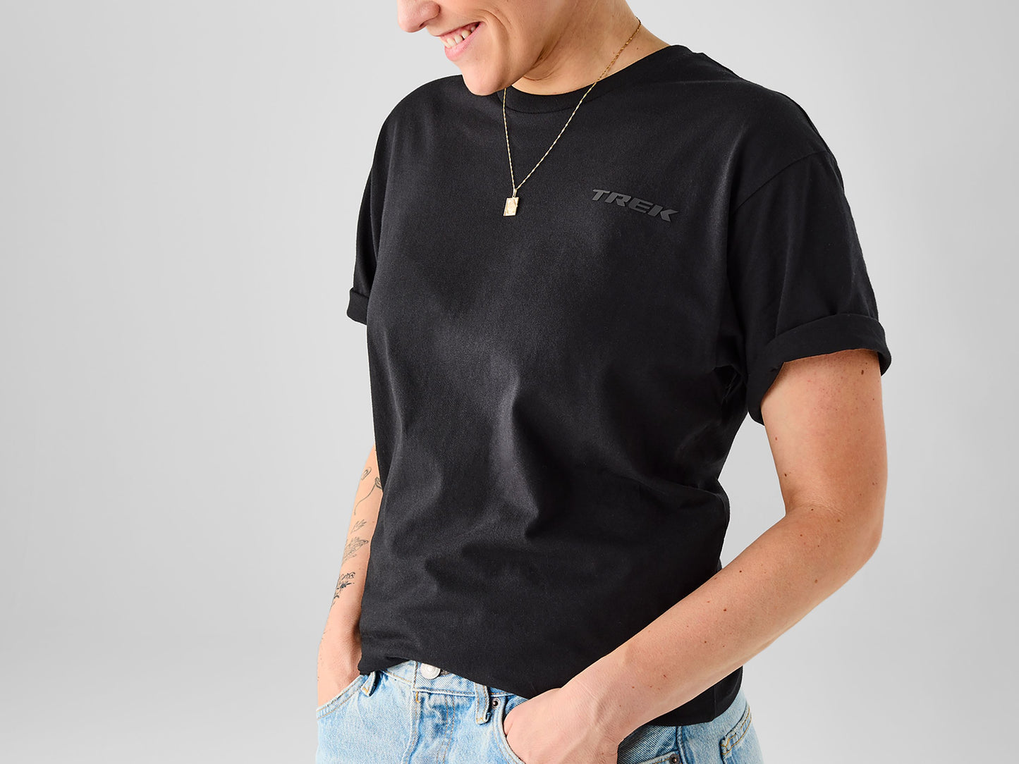 T-shirt Trek Monochromatic