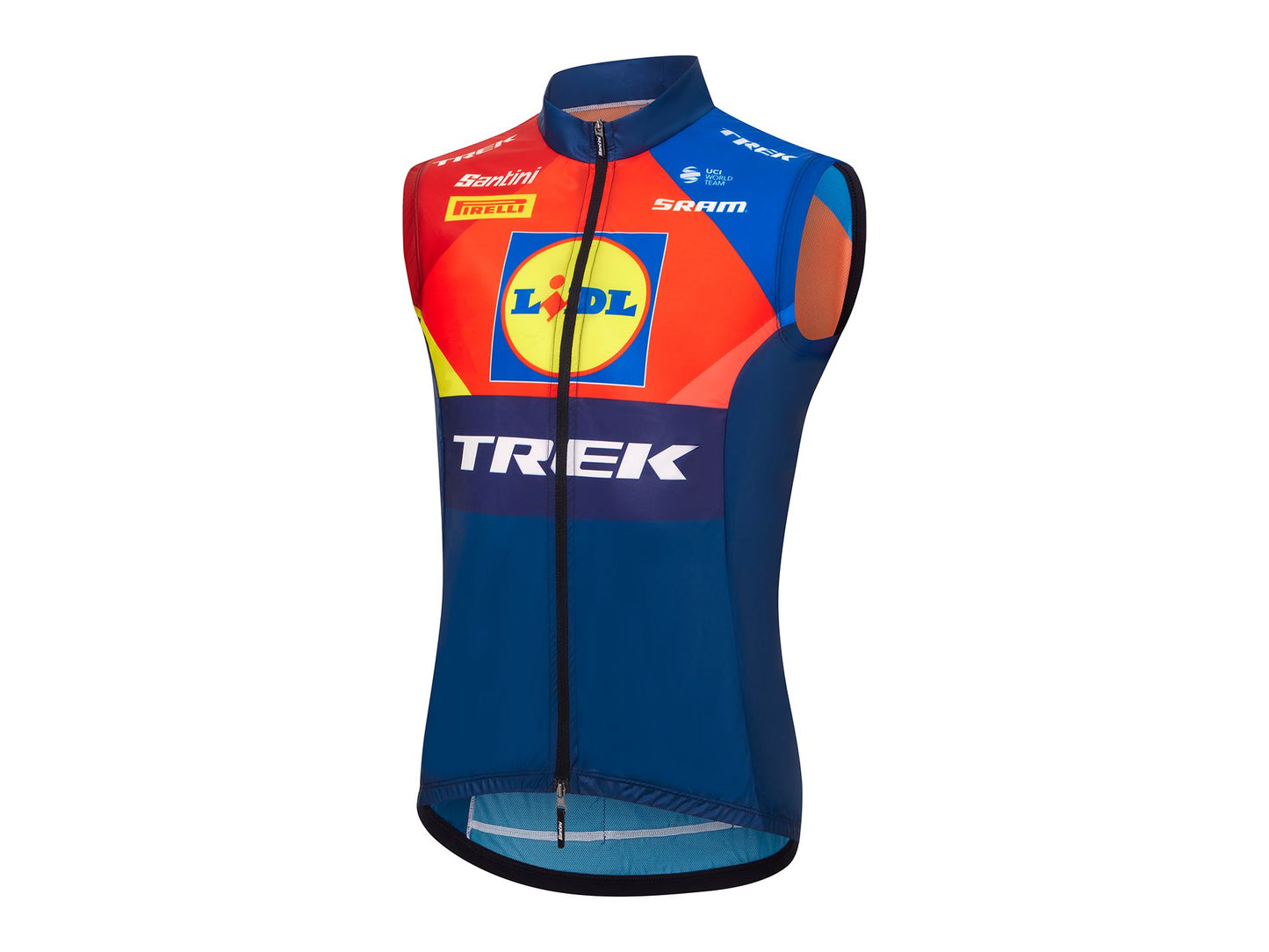 Gilet antivento Santini Lidl-Trek Replica Race
