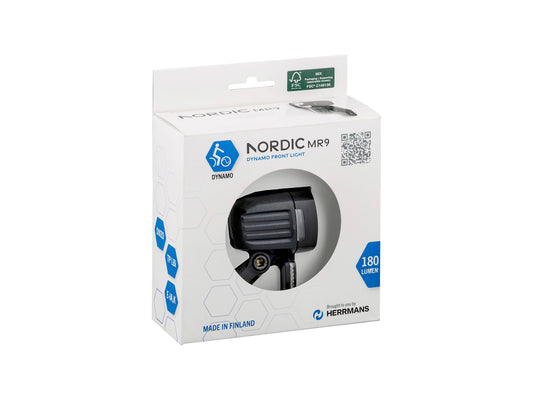 Herrmans Nordic MR9-Dynamo Front Bike Light