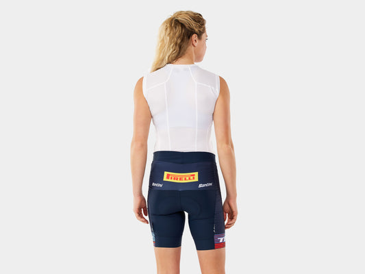Pantaloncini Santini Trek Factory Racing Team Replica da donna