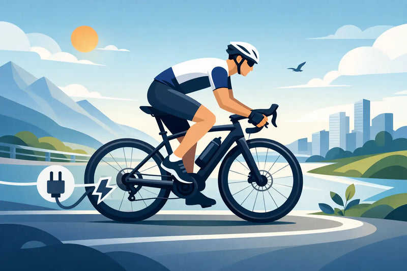 Vantaggi bici elettrica da strada per chi pedala