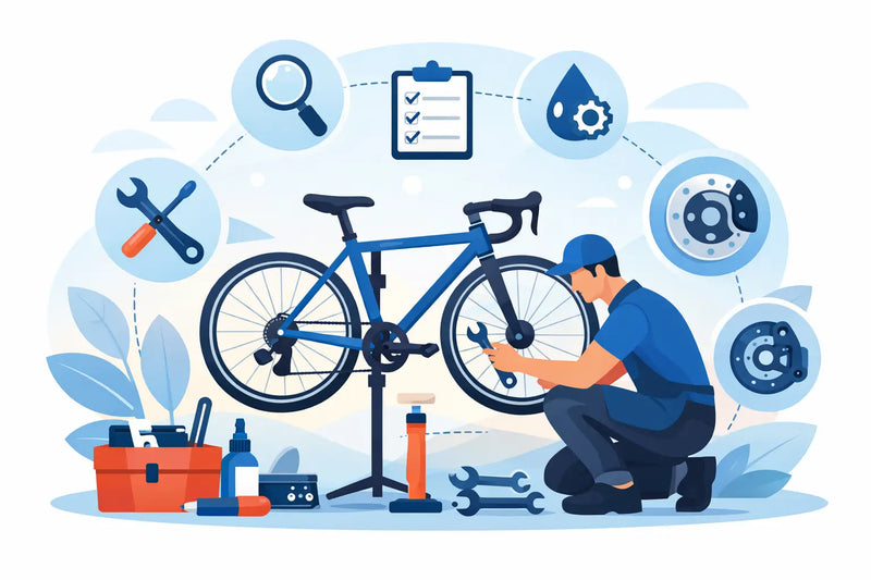 Cosa include la revisione della bicicletta?