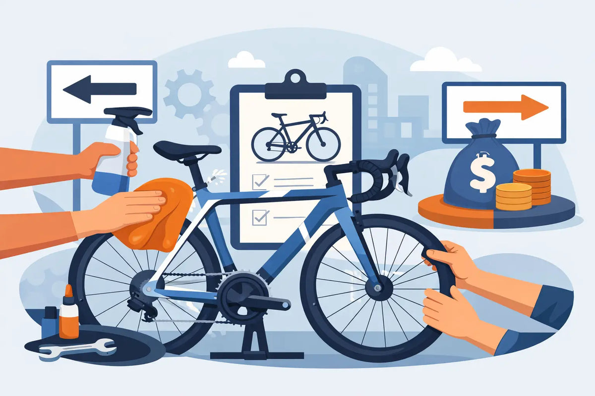 Come preparare la bicicletta per la permuta