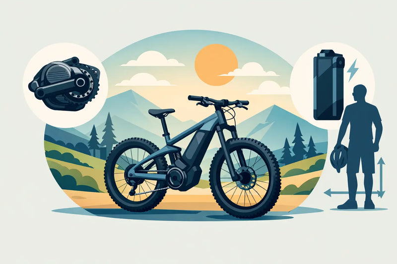 E mtb: come scegliere motore, batteria e taglia