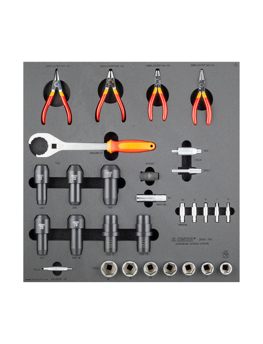 Unior Suspension Bench Drawer - 3 Tool Tray Set