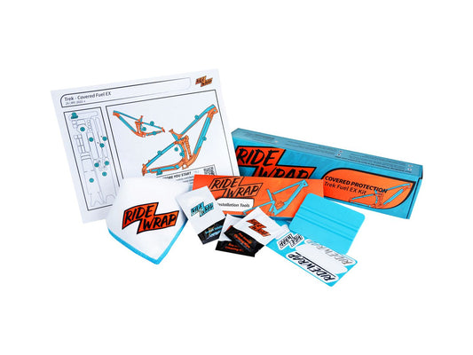 RideWrap Matte Covered Frame Protection Kit designed to fit Trek Fuel EX
