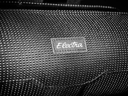 Borsa manubrio cilindrica Electra Reflective Charcoal