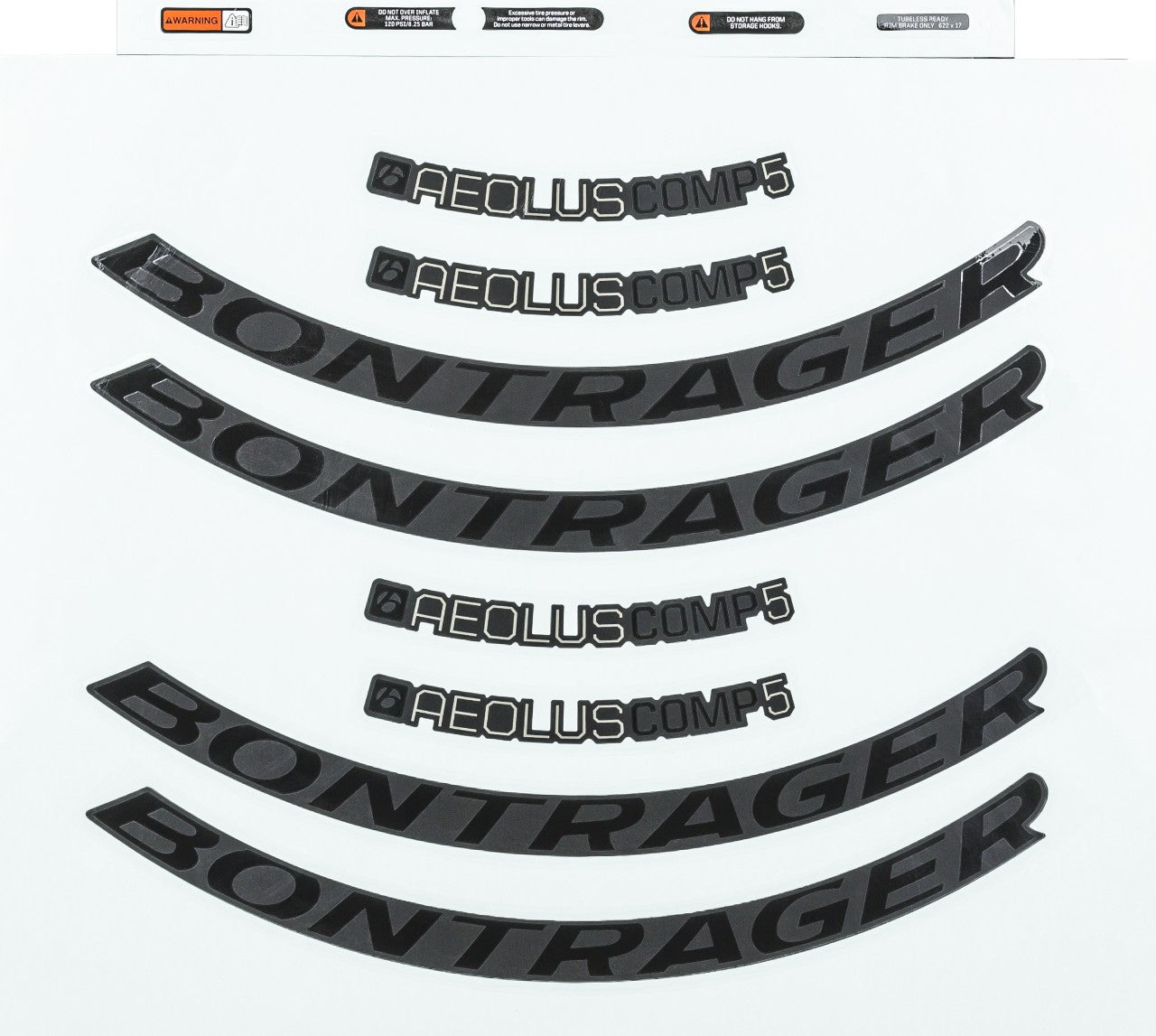 Bontrager Aeolus Comp Rim Decal Set