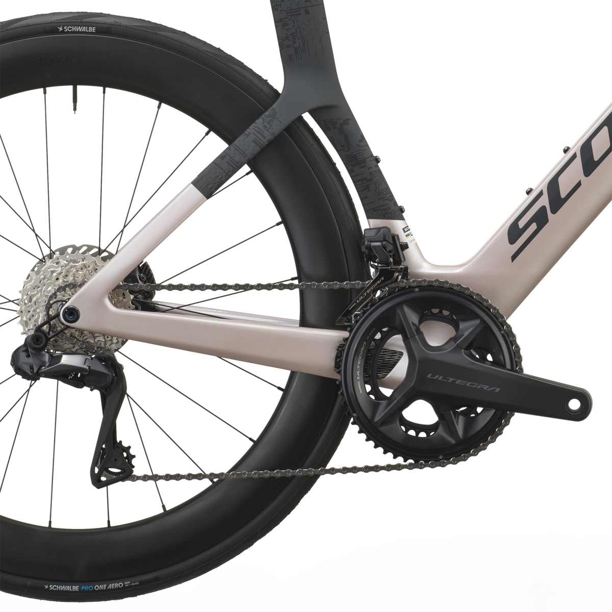 Scott Foil RC 10 champagne pink dettaglio