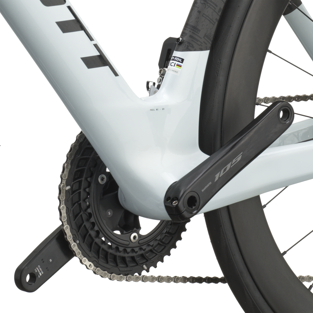Scott Foil RC 20 cumulus white dettaglio