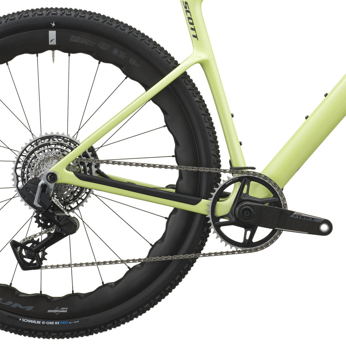 Scott Addict Gravel 20 mojito green dettaglio
