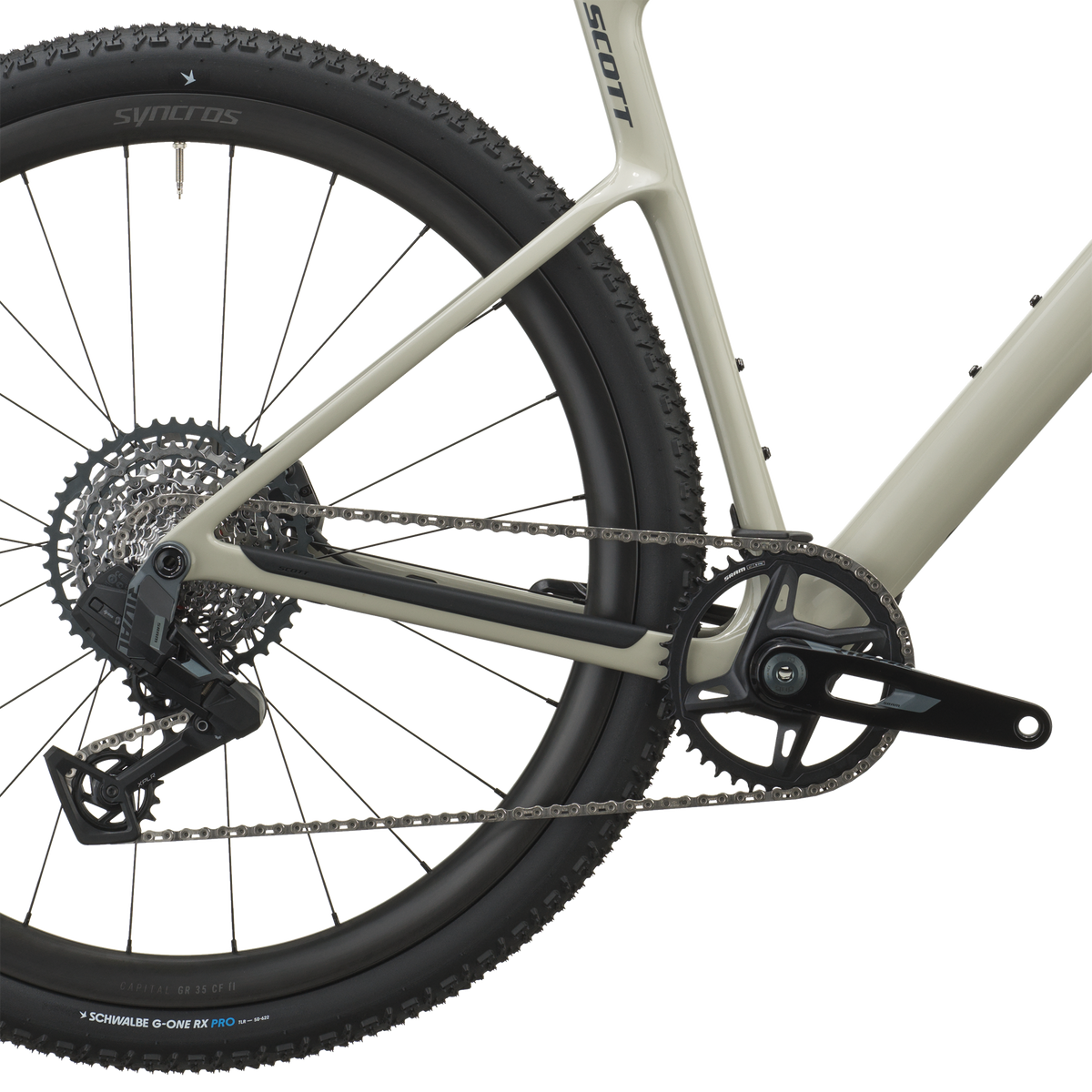 Scott Addict Gravel 30 agate grey dettaglio