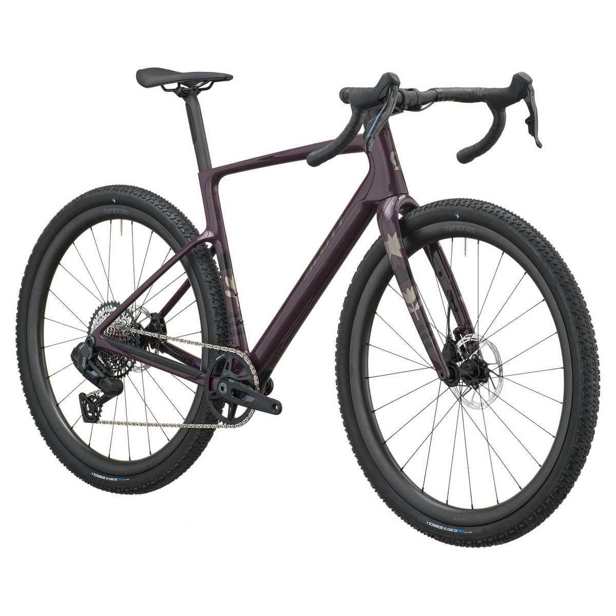 Scott Addict Gravel 30 mulberry purple dettaglio
