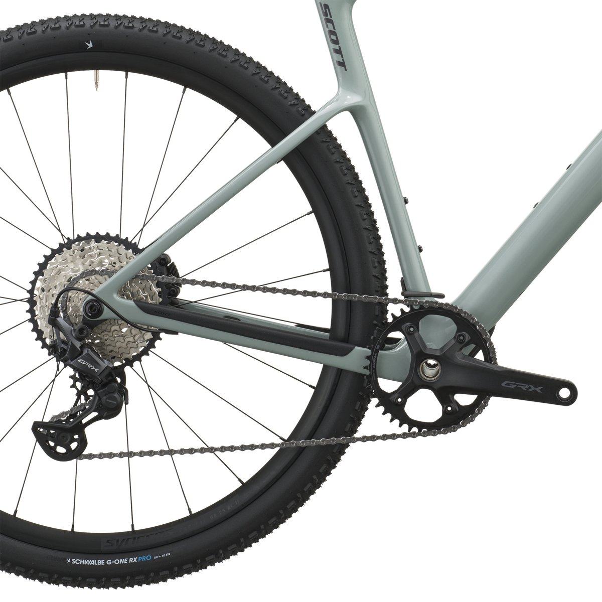 Scott Addict Gravel 40 iron grey dettaglio