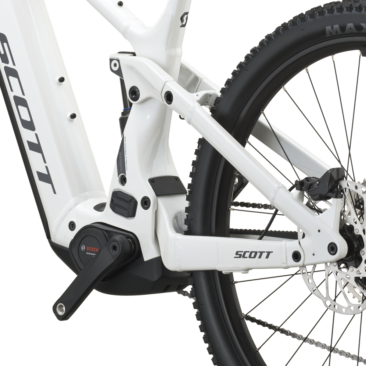 Scott Strike 40 pearl white dettaglio