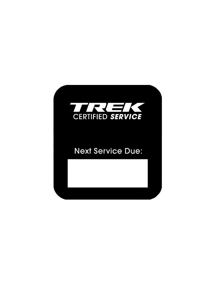 Trek Certified Service Next Service Due Decal Roll of 500
