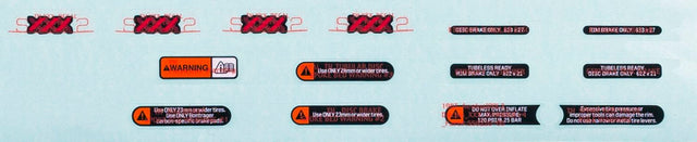 Bontrager Wheelsystem Replacement Aeolus XXX 2 Decals