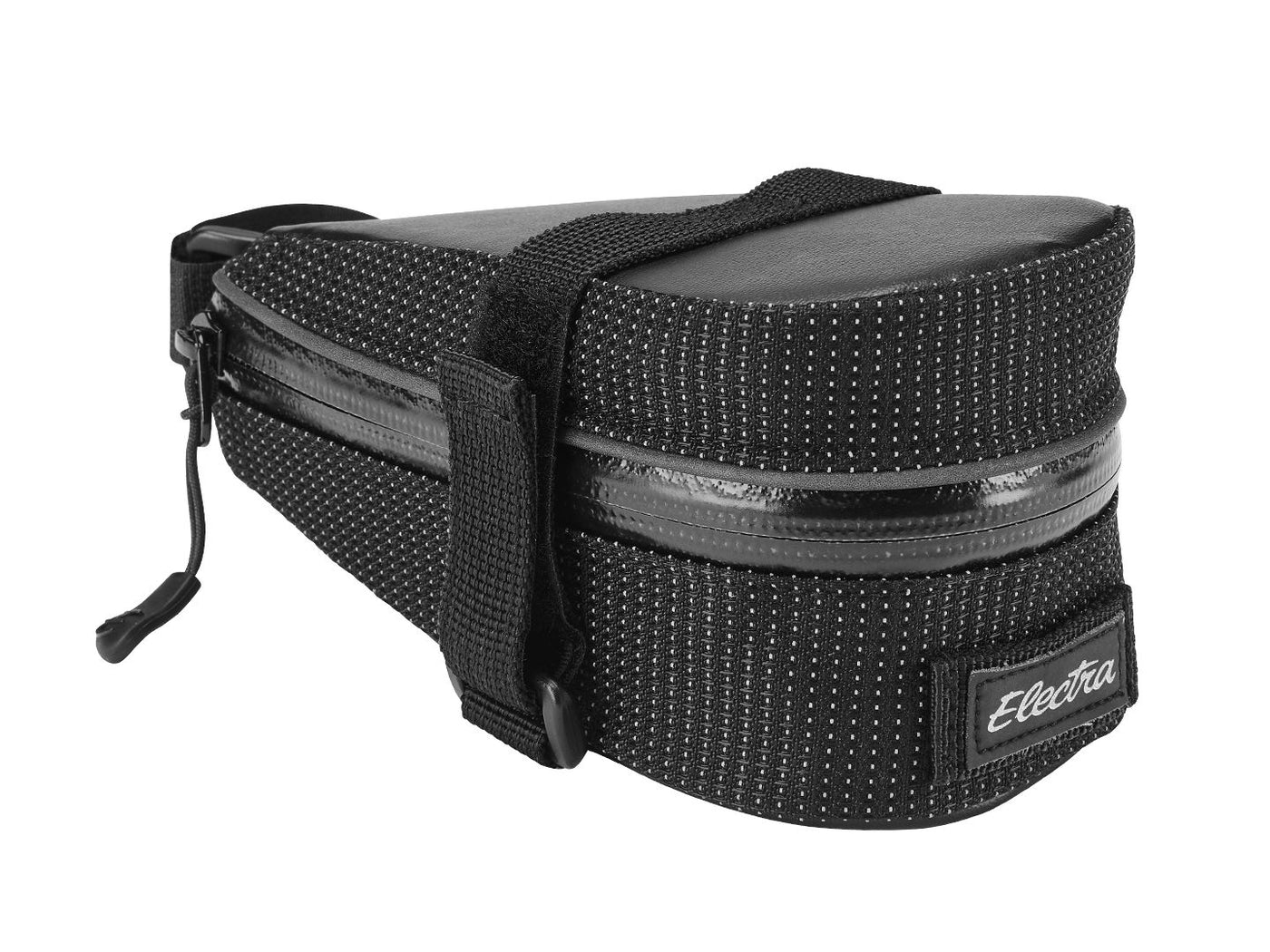 Electra reflektierende Satteltasche in Anthrazit