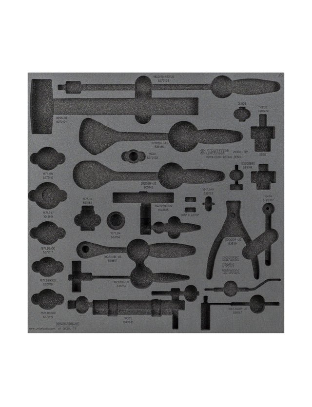 Unior Production Bench Drawer 1 Tool Tray