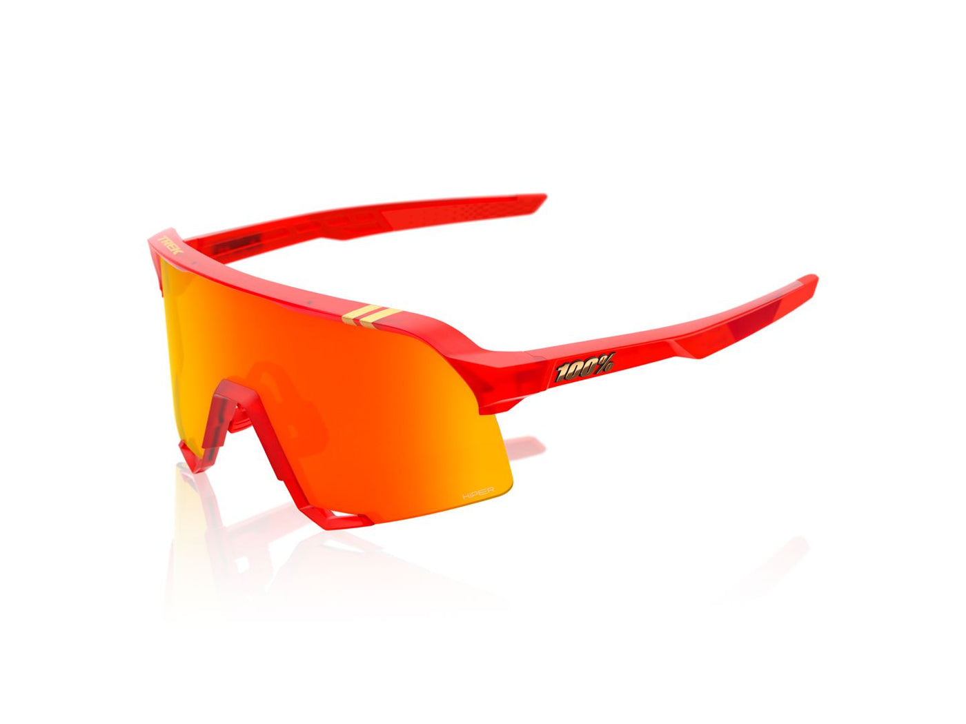 100% Trek Team Edition S3 Sonnenbrille mit HiPER-Technologie-Gläsern