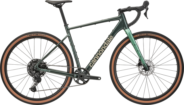Cannondale Topstone CAAD 3 CUES 1x — Tech Green, vista laterale