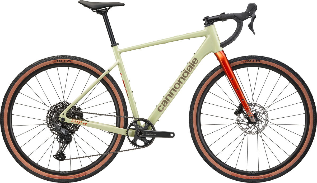 Cannondale Topstone CAAD 2 CUES 1x — Cool Matcha, vista laterale