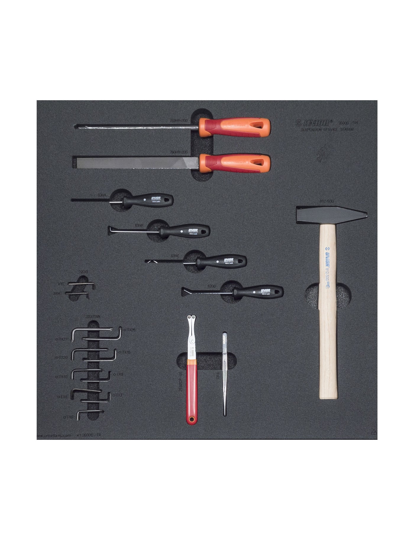 Unior Suspension Bench Drawer 1 Tool Tray Set