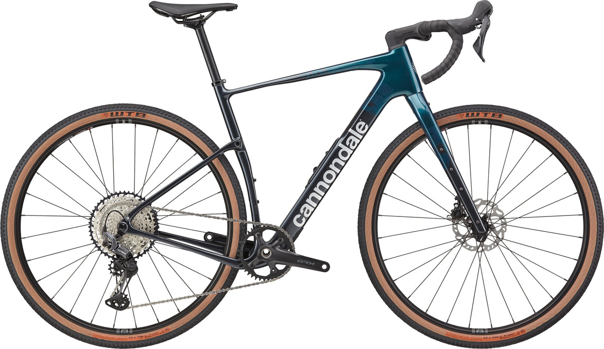 Cannondale Topstone Carbon 3 GRX 1x — Deep Teal, vista laterale